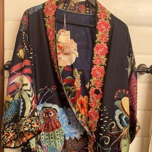 JOHNNY WAS KIMONO - NWT - Reversible - Silk